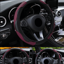 Capa de Volante Universal em Pele para Automóvel