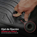 Conjunto de tapetes 3D tipo tabuleiro sem mala
